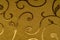 Texture, background, pattern. Damask fabric with shiny patterns