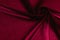 Texture, background, pattern. Red transparent fabric. Organza Si