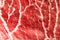 Texture or background of tasty fresh meat. Red beef meat close up texture. Meat food background