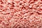 Texture of the beef forcemeat