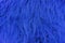 Texture of blue artificial fur. Fur background for design and decoration