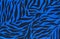 Texture of blue fabric striped zebra