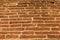 The texture of a brick wall