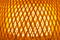 Texture of bright orange lampshade