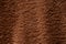 Texture of a brown faux fur as a background