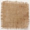 Texture of Burlap hessian square with frayed edges