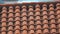 Texture clay tile roof