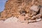 texture of  Cliffs at Hive Beach, Burton Bradstock, Bridport, Dorset, England, United Kingdom