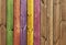 Texture - colored wooden boards