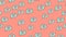 Texture endless seamless pattern from flat icons of dialog clouds with hearts, love items for the holiday of love Valentine`s Day