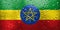 Texture of Ethiopia flag.