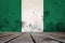 Texture of flag Nigeria.