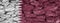 Texture of flag of Qatar