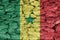 Texture of a flag of Senegal