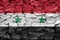 Texture of the Flag of Syria.