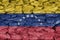 Texture of flag Venezuela