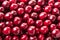 Texture of fresh berries cherries