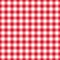 Texture Gingham seamless pattern. Red Checkered Textile products. Vector illustration squares or rhombus for fabric napkin plaid