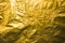 Texture of gold foil backdrop