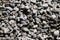 Texture of granite grey rubble