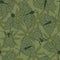 Texture green moth butterflies seamless pattern