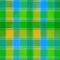 Texture of green plaid fabric