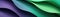 Texture Green Purple Paper Strict Smooth Curves Minimal Style Panoramic Banner. Generative AI