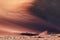 Texture of a huge dune in the Valley of the Moon, in the desert