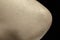 Texture of human skin. Close up of well-kept caucasian human body
