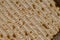 Texture of jewish passover matzah unleavened bread