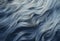 texture of long hair in blue tones, generated in AI