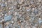 Texture macadam stones gray