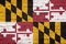 Texture of Maryland flag
