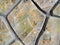 Texture of masonry. Cobblestone. Photo of stone paving. Natural stones used in architecture.