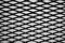 The texture of a metal black and white lattice