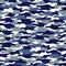 Texture military blue camouflage seamless pattern