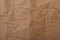 texture of natural crumpled brown paper. background