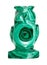 Texture of natural malachite rock in figurine