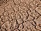 Texture of the natural sandstone cliff in the jungle