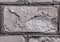 Texture of old brick closeup