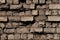 The texture of the old brick. Construction, brick wall. Background and texture for architecture.