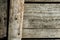 Texture of an old ruined wooden doors