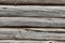 Texture of old wooden wall, logs