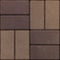 Texture paving stone. Seamless. Fragment. Brown color