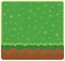 Texture for platformers pixel art vector - ground