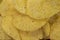 The texture of potato chips