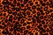 texture of print fabric striped leopard for halloween and background with Generative AI.