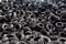 Texture of recycling tires