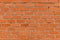 Texture of red ceramic bricks wall