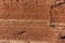 Texture of red sandstone cliffs